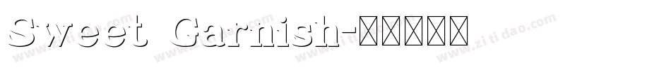 Sweet Garnish字体转换